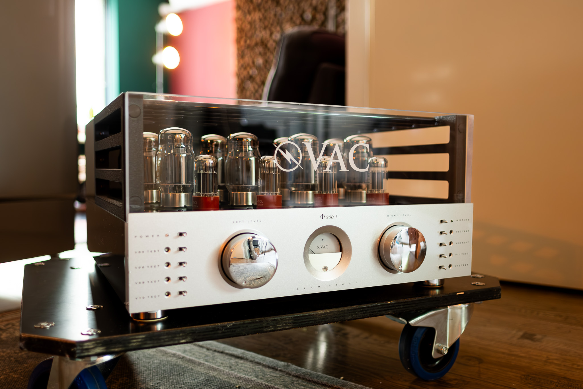 VAC PHI 300.1 tube power amplifier, original photograph